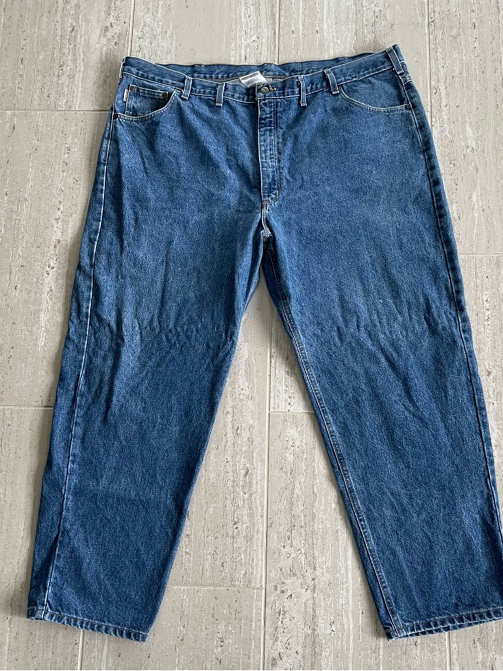 Carhartt Relaxed Fit Men's Dark Blue Jeans